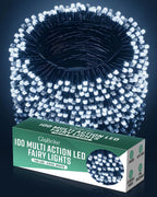 LED Fairy Lights-Christmas Decor-GloBrite-Cool White-100 LED-DREIBACH