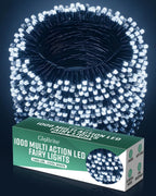 LED Fairy Lights-Christmas Decor-GloBrite-Cool White-1000 LED-DREIBACH