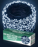 LED Fairy Lights-Christmas Decor-GloBrite-Cool White-200 LED-DREIBACH