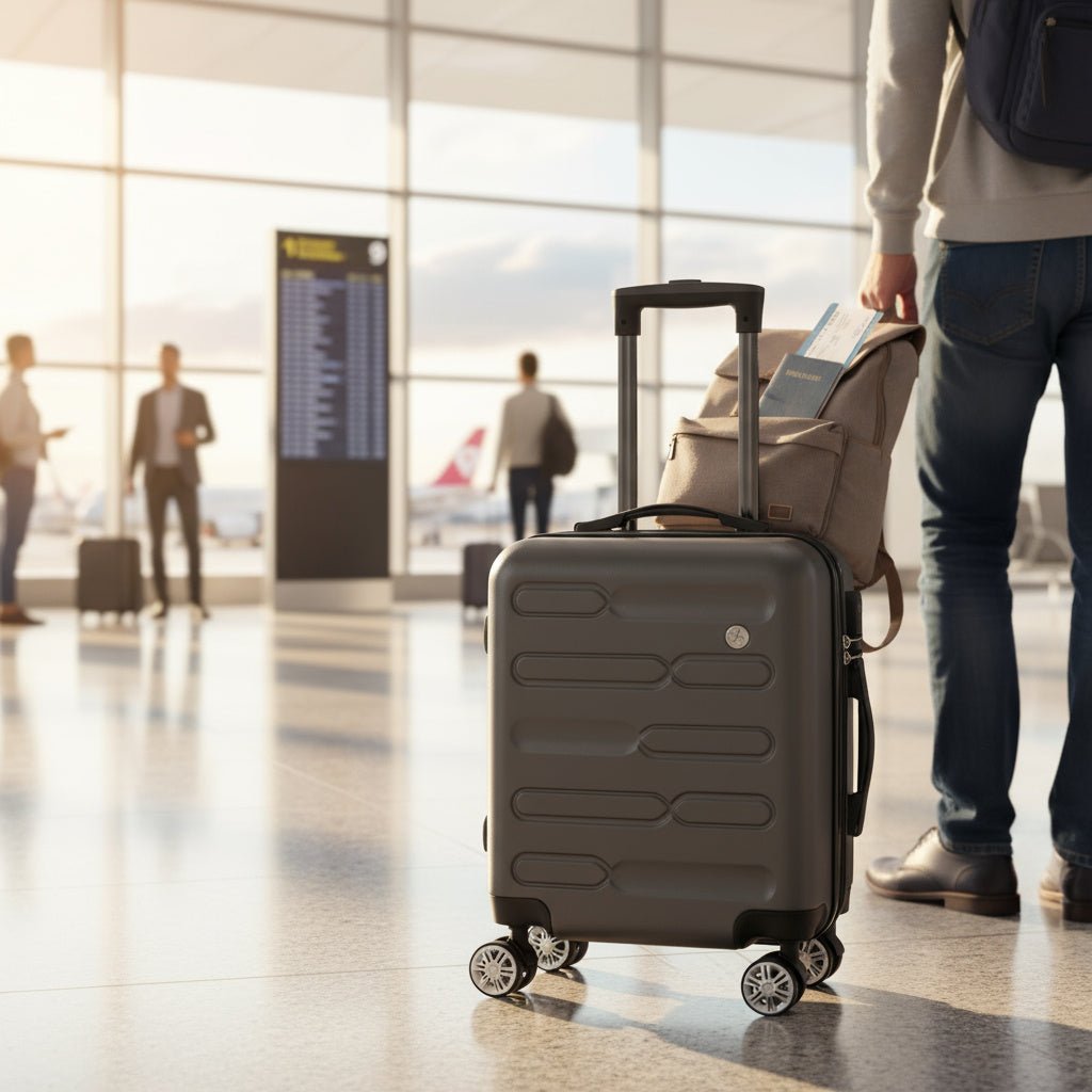 Lightweight Carry On Cabin Luggage-Travel & Luggage-SA Products-Black-45CM-DREIBACH