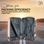 Lightweight Carry On Cabin Luggage-Travel & Luggage-SA Products-Black-45CM-DREIBACH