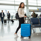 Lightweight Carry On Cabin Luggage-Travel & Luggage-SA Products-Black-45CM-DREIBACH