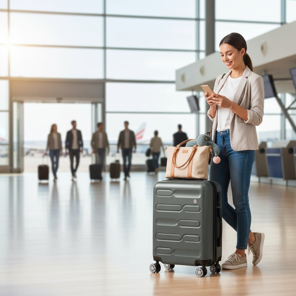 Lightweight Carry On Cabin Luggage-Travel & Luggage-SA Products-Black-45CM-DREIBACH