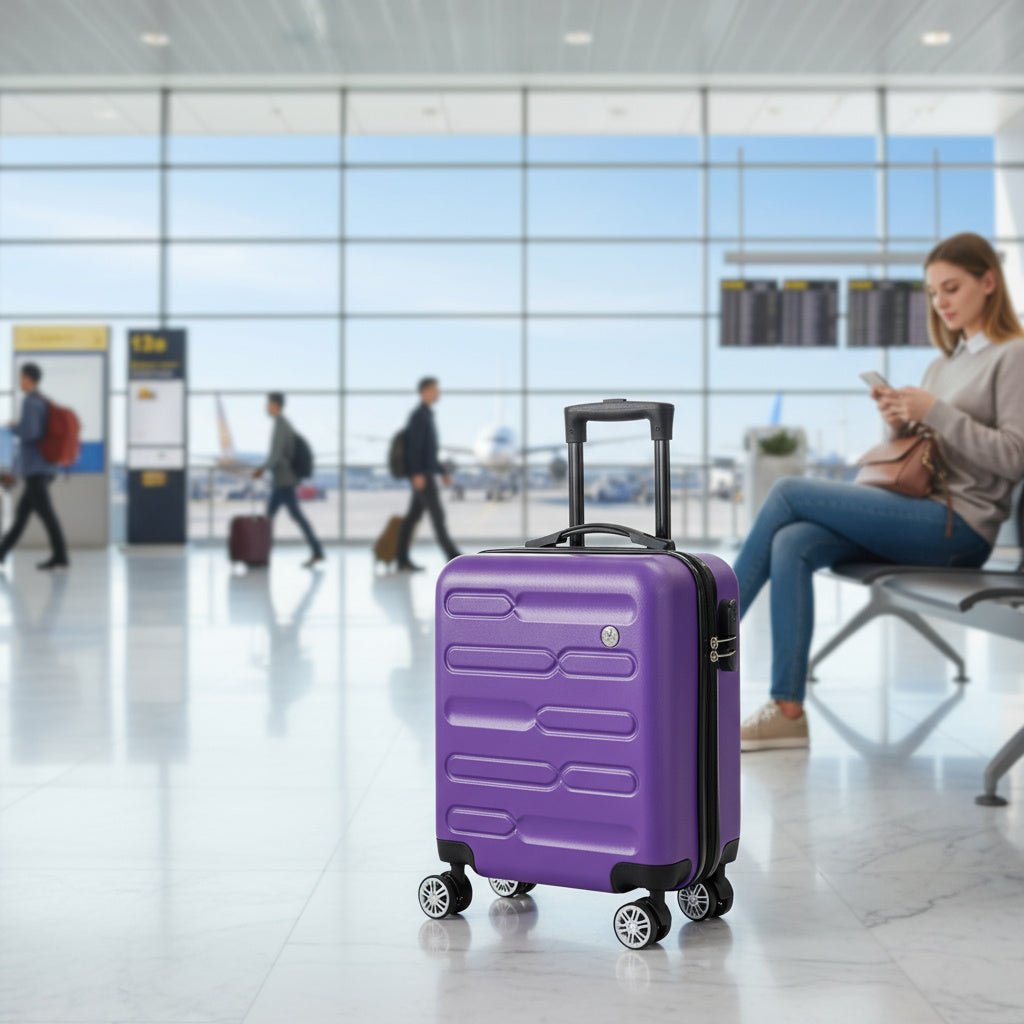 Lightweight Carry On Cabin Luggage-Travel & Luggage-SA Products-Black-45CM-DREIBACH