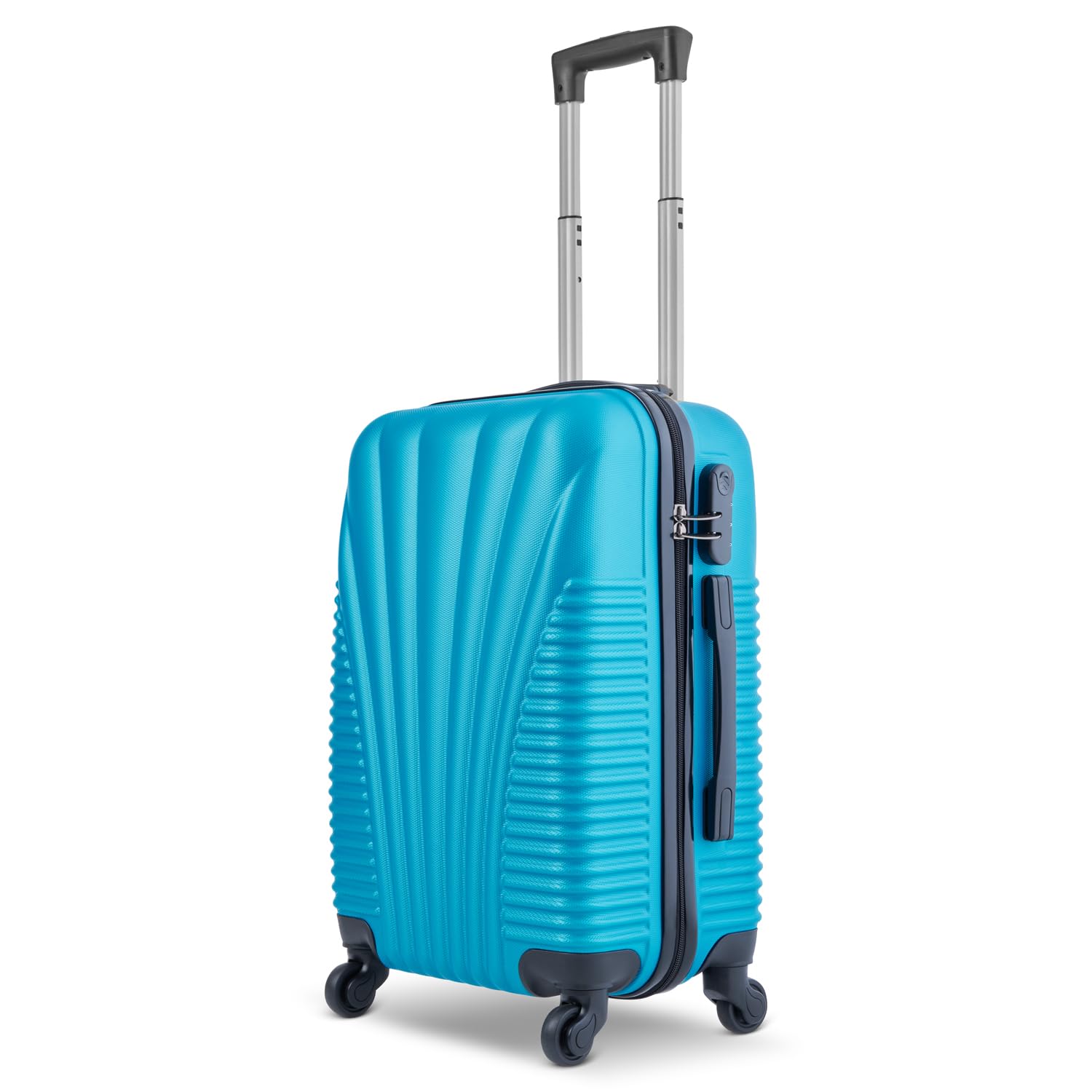 Lightweight Hardshell Cabin Suitcase-Travel & Luggage-SA Products-Blue-DREIBACH