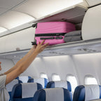 Lightweight Hardshell Cabin Suitcase-Travel & Luggage-SA Products-Pink-DREIBACH