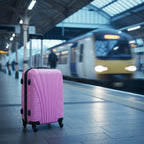 Lightweight Hardshell Cabin Suitcase-Travel & Luggage-SA Products-Pink-DREIBACH