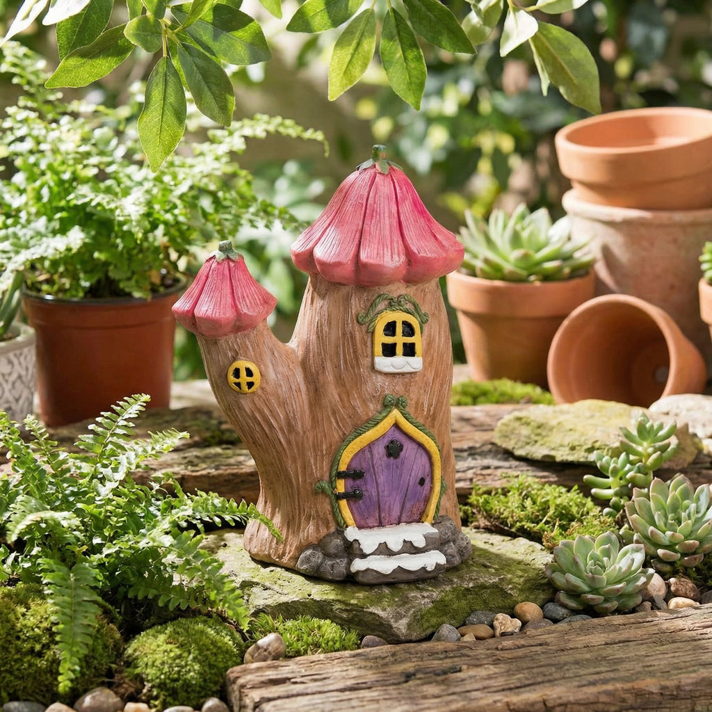 Mushroom House Garden Ornament-Garden & Outdoor-Pelle & Sol-DREIBACH