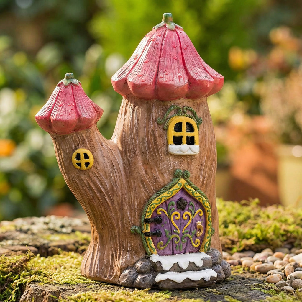 Mushroom House Garden Ornament-Garden & Outdoor-Pelle & Sol-DREIBACH