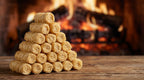 Natural Wood Wool Firelighters-Garden & Outdoor-Pelle & Sol-200-DREIBACH
