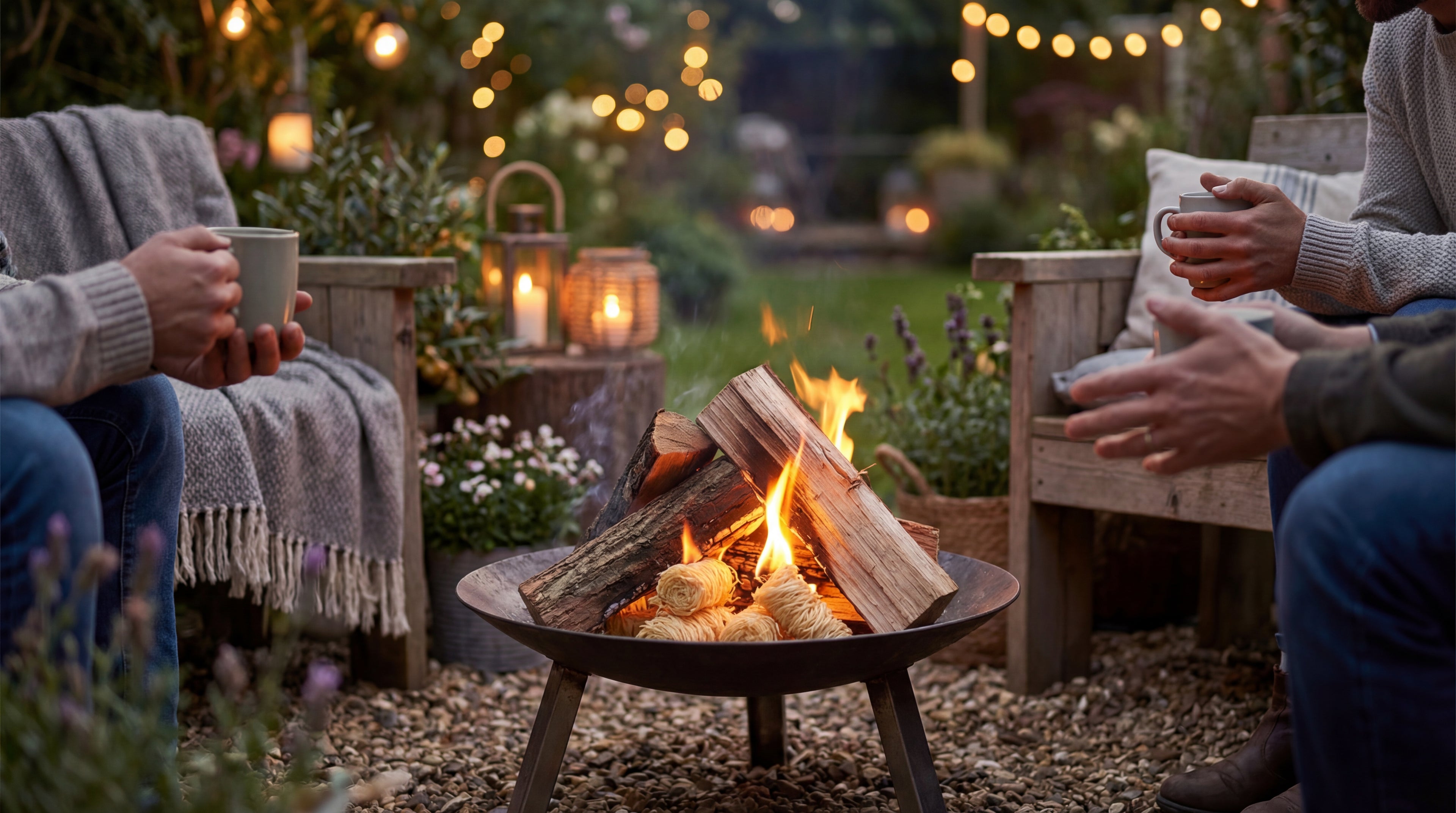 Natural Wood Wool Firelighters-Garden & Outdoor-Pelle & Sol-200-DREIBACH