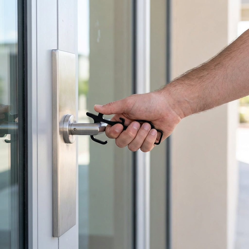 No-Touch Hygiene Key Tool-Home & Living-TANNESS-Silver-DREIBACH