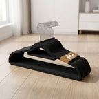 Non-Slip Velvet Hangers-Home & Living-Sasha Morel-Black-20 Pack-DREIBACH