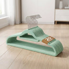 Non-Slip Velvet Hangers-Home & Living-Sasha Morel-Mint Green-20 Pack-DREIBACH