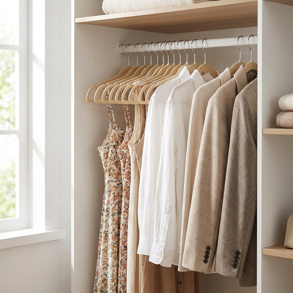 Non-Slip Velvet Hangers-Home & Living-Sasha Morel-Taupe-20 Pack-DREIBACH