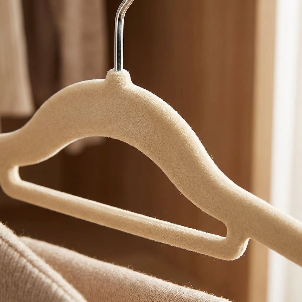 Non-Slip Velvet Hangers-Home & Living-Sasha Morel-Taupe-20 Pack-DREIBACH