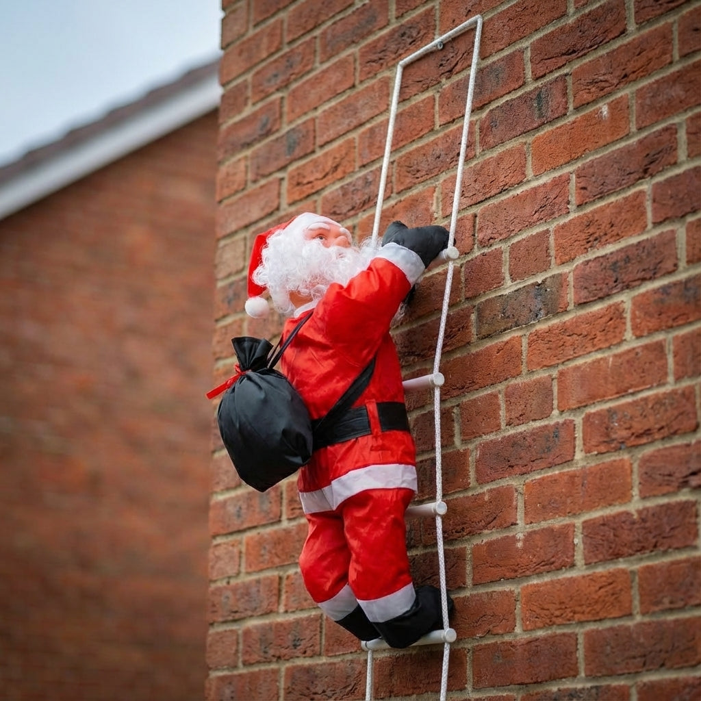 Outdoor Climbing Santa Decoration-Christmas Decor-GloBrite-DREIBACH