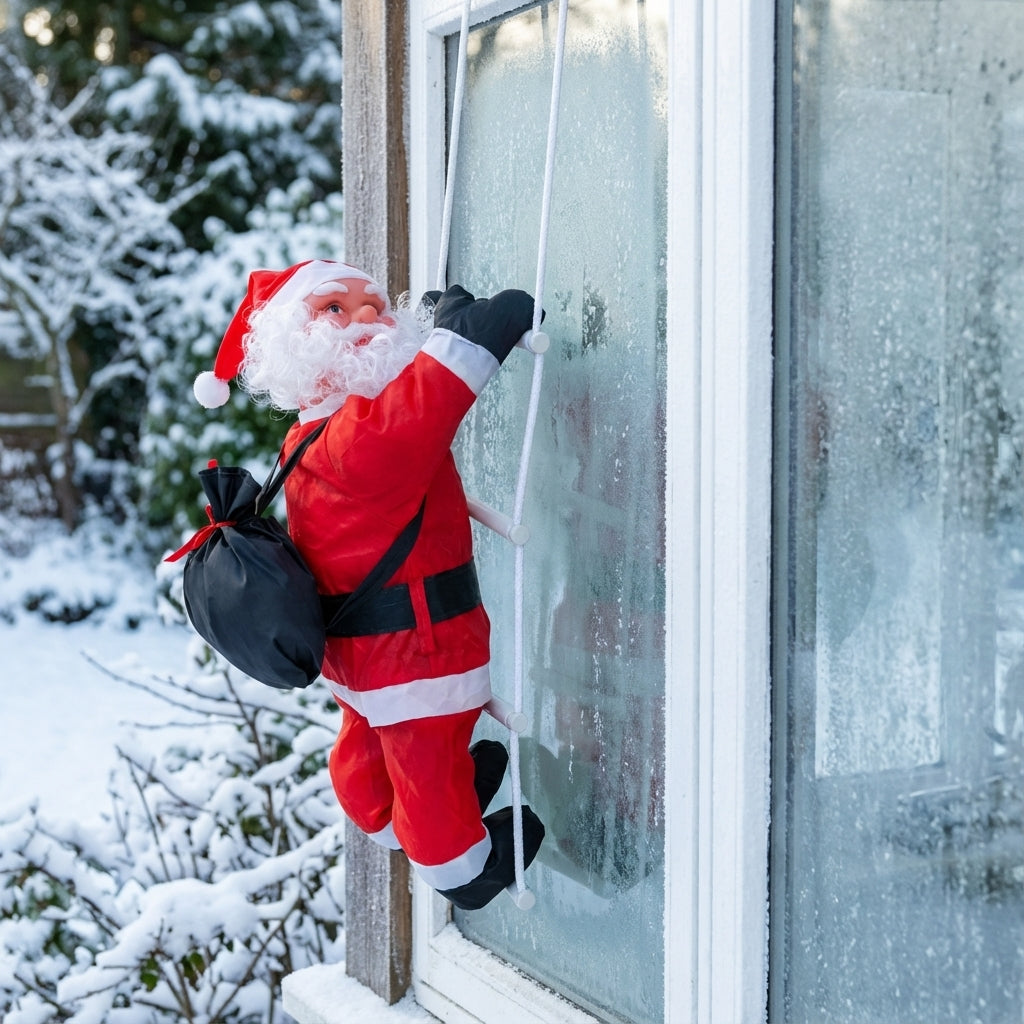 Outdoor Climbing Santa Decoration-Christmas Decor-GloBrite-DREIBACH