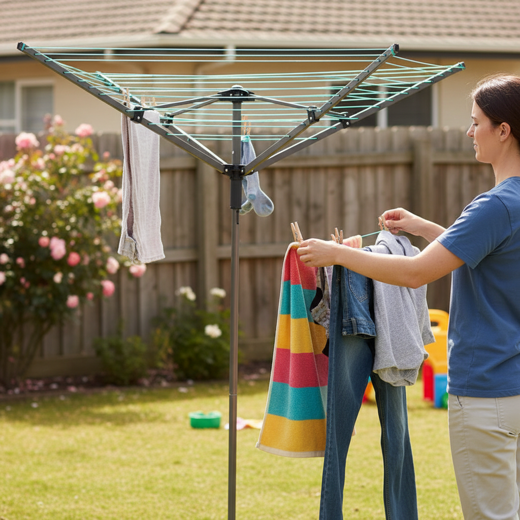 Outdoor Rotary Clothes Line-Home & Living-SA Products-DREIBACH