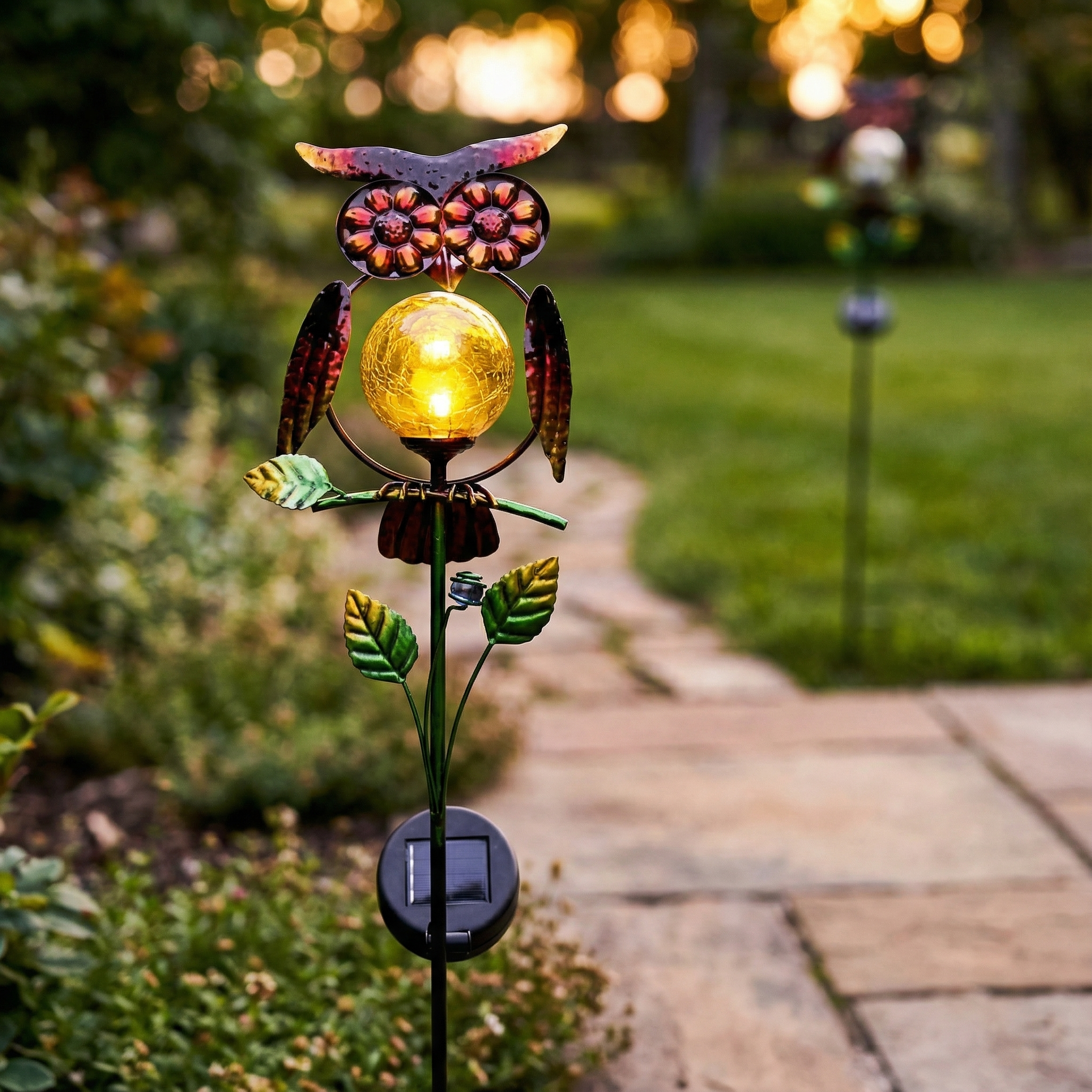 Owl Solar Light-Garden & Outdoor-GloBrite-DREIBACH