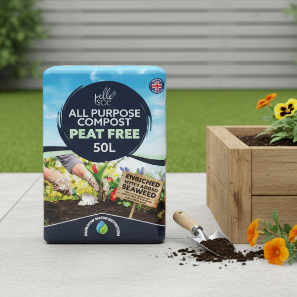 Peat Free Compost-Garden & Outdoor-Pelle & Sol-50L-DREIBACH