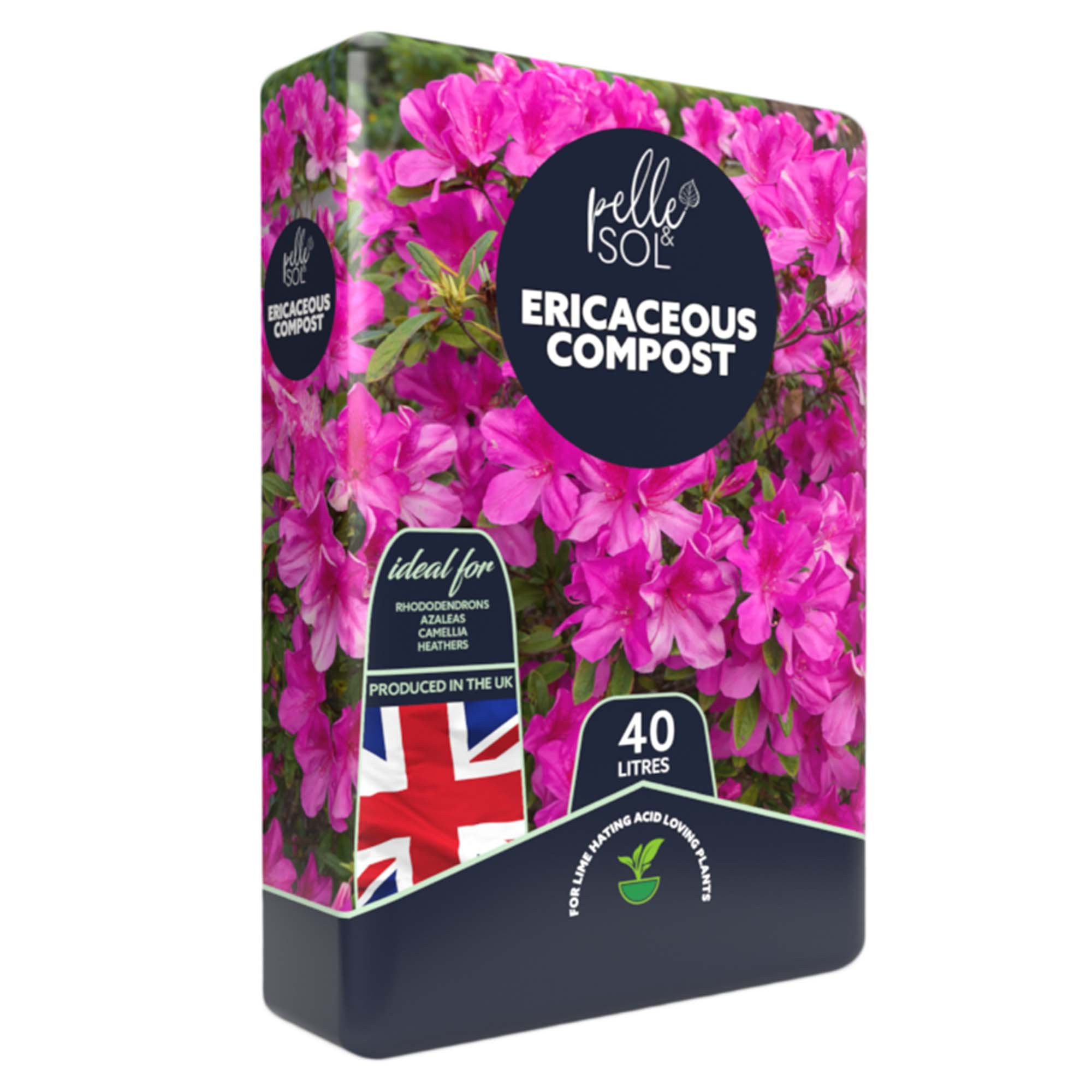 Peat-Free Ericaceous Compost-Garden & Outdoor-Pelle & Sol-40L-DREIBACH