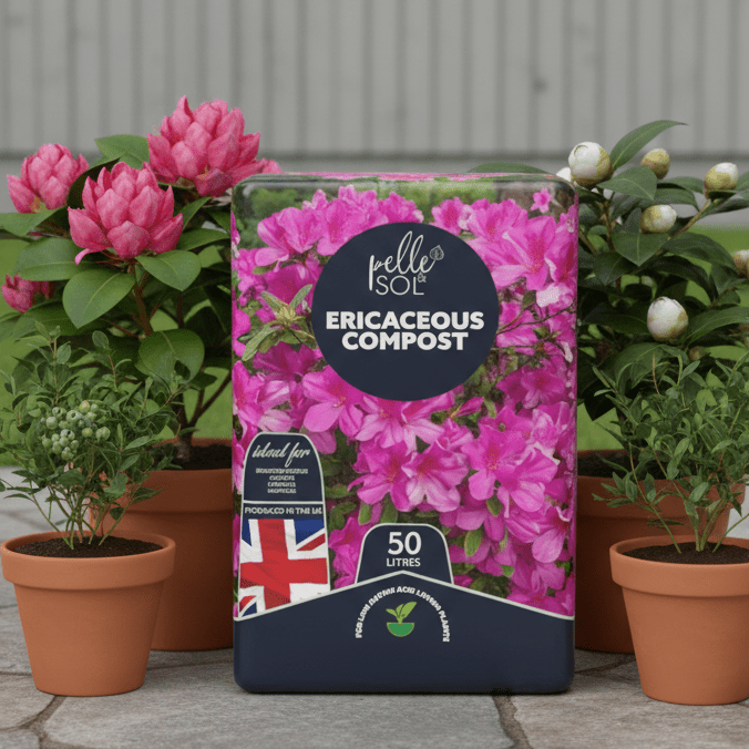 Peat-Free Ericaceous Compost-Garden & Outdoor-Pelle & Sol-50L-DREIBACH