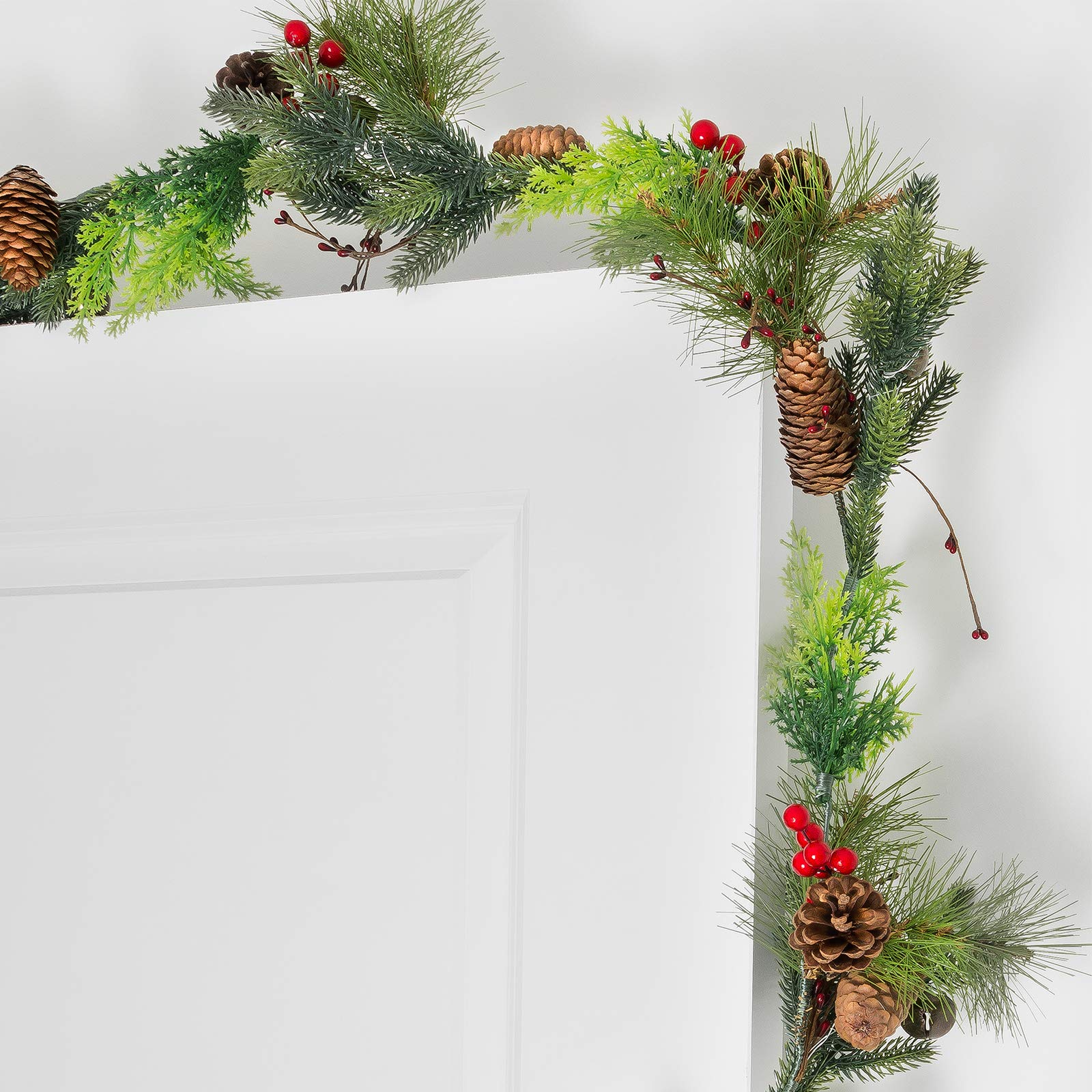 Pine Cone Christmas Garland-Christmas Decor-GloBrite-DREIBACH
