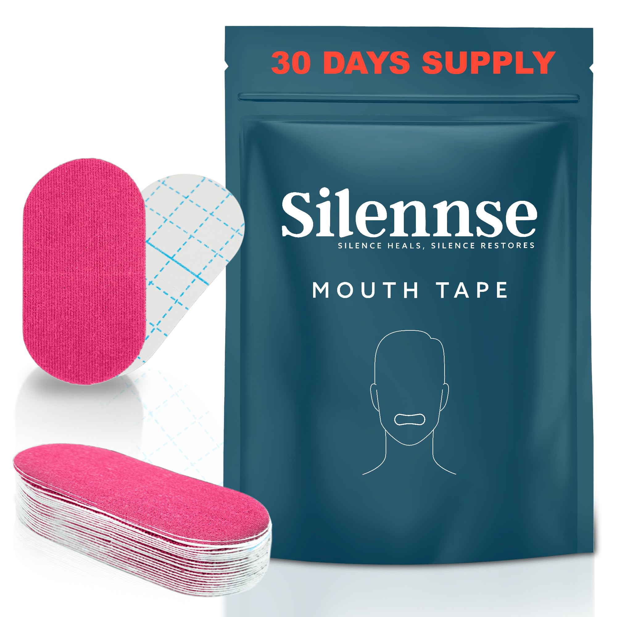 Pink Sleep Mouth Tapes-Health & Wellness-Silennse-DREIBACH