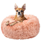 Plush Donut Pet Bed-Pet Supplies-Fur & Bone-Dark Grey-40cm-DREIBACH
