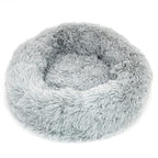 Plush Donut Pet Bed-Pet Supplies-Fur & Bone-Grey-40cm-DREIBACH