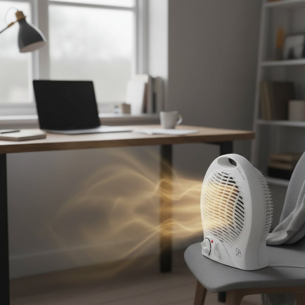 Portable Dual Function Fan Heater-Home & Living-SA Products-Blue-Upright Heater-DREIBACH