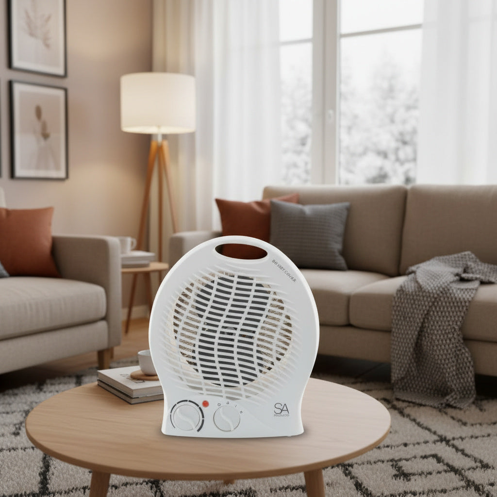 Portable Dual Function Fan Heater-Home & Living-SA Products-Blue-Upright Heater-DREIBACH