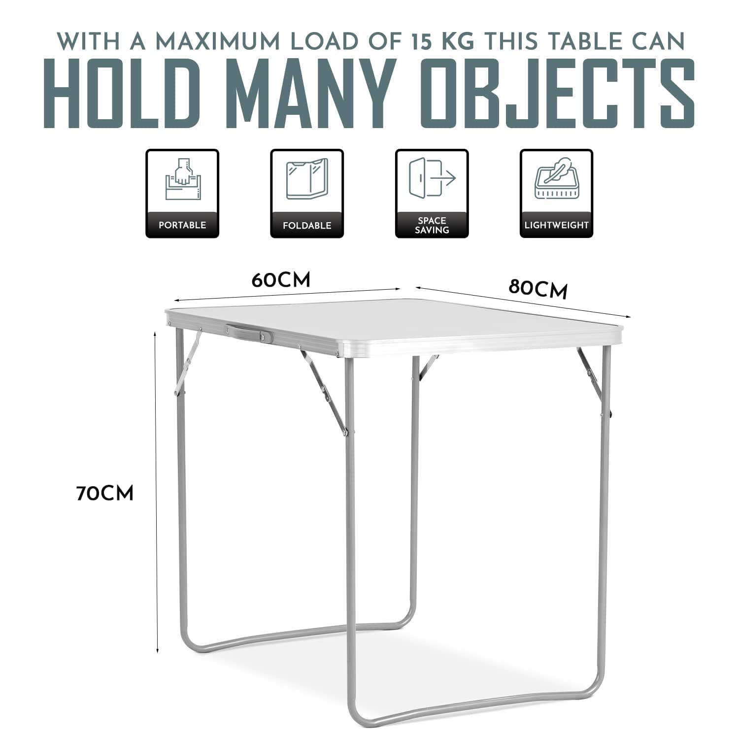 Portable Folding Utility Table-Garden & Outdoor-SA Products-DREIBACH