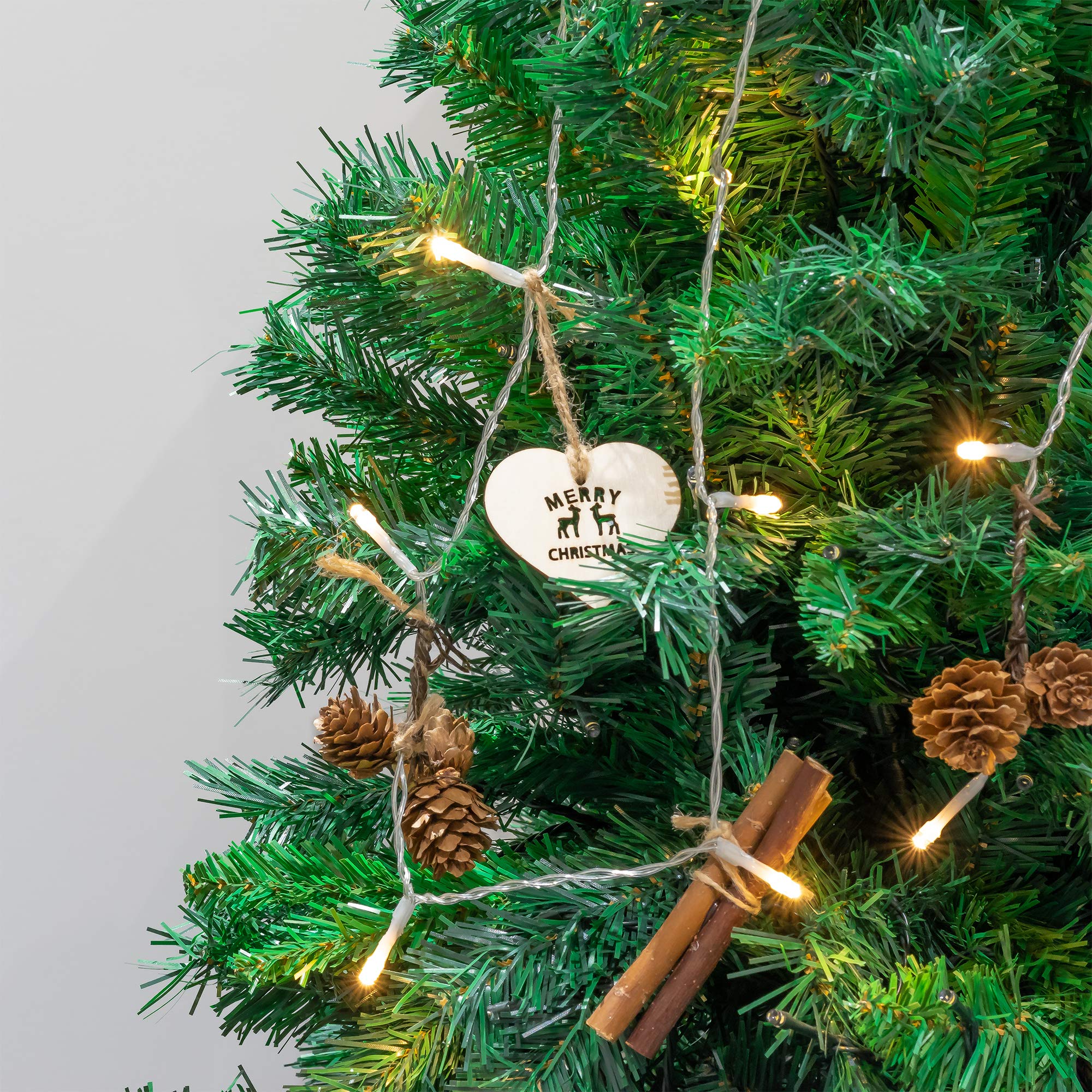 Pre-lit Pine Cone Garland-Christmas Decor-GloBrite-DREIBACH