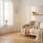 Pre-Lit White Birch Tree-Christmas Decor-GloBrite-4ft-DREIBACH