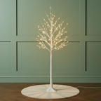 Pre-Lit White Birch Tree-Christmas Decor-GloBrite-4ft-DREIBACH