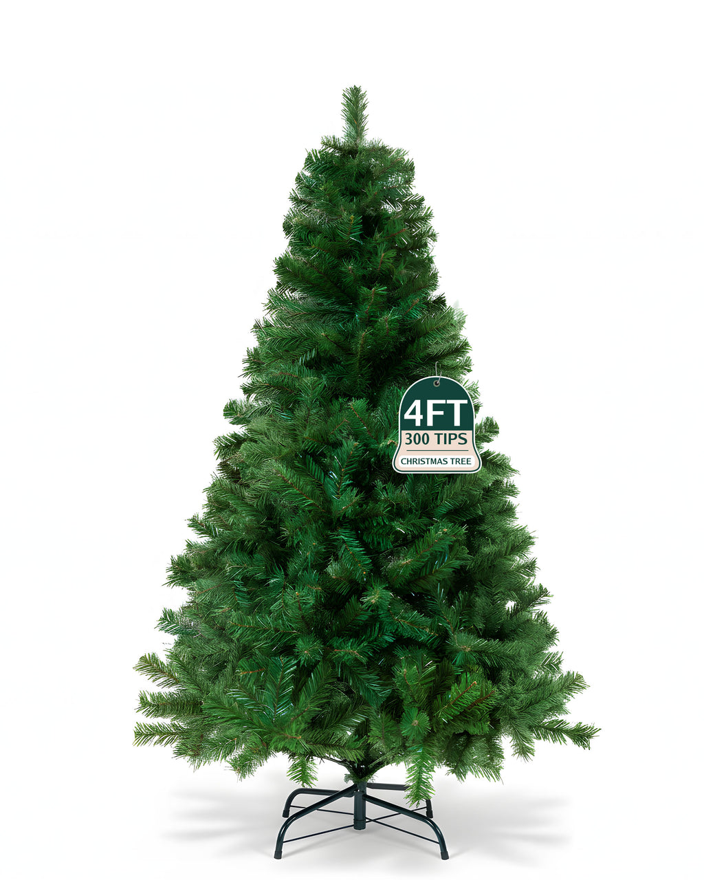 Realistic Artificial Christmas Tree-Christmas Decor-Pelle & Sol-4ft-300 Tips-DREIBACH
