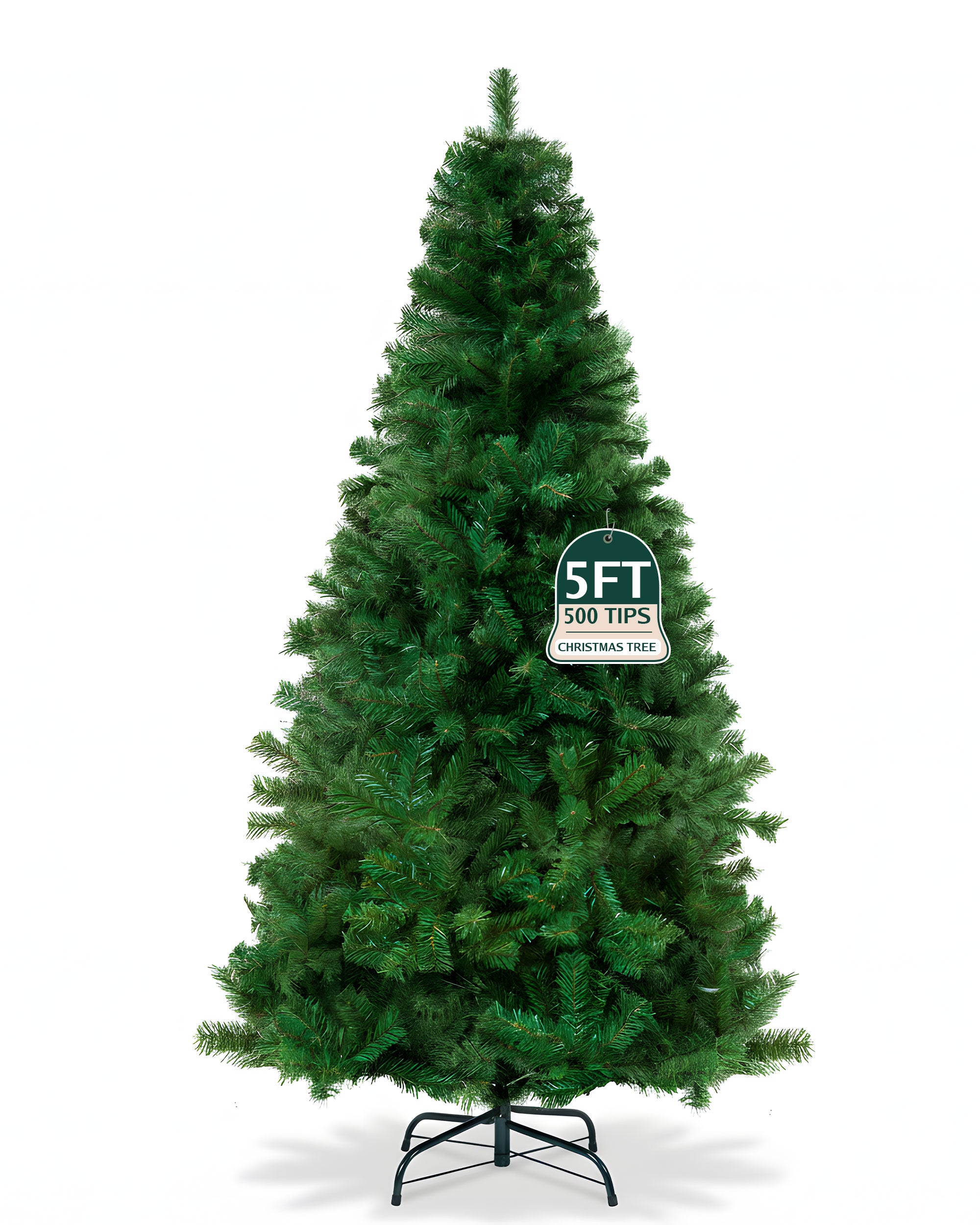 Realistic Artificial Christmas Tree-Christmas Decor-Pelle & Sol-5ft-500 Tips-DREIBACH