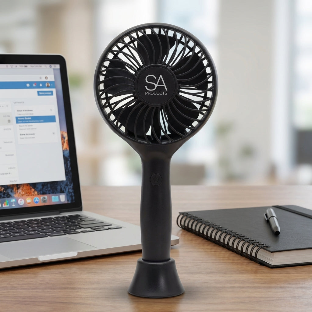 Rechargeable Handheld Fan-Home & Living-SA Products-Black-DREIBACH