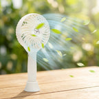 Rechargeable Handheld Fan-Home & Living-SA Products-Cool White-DREIBACH