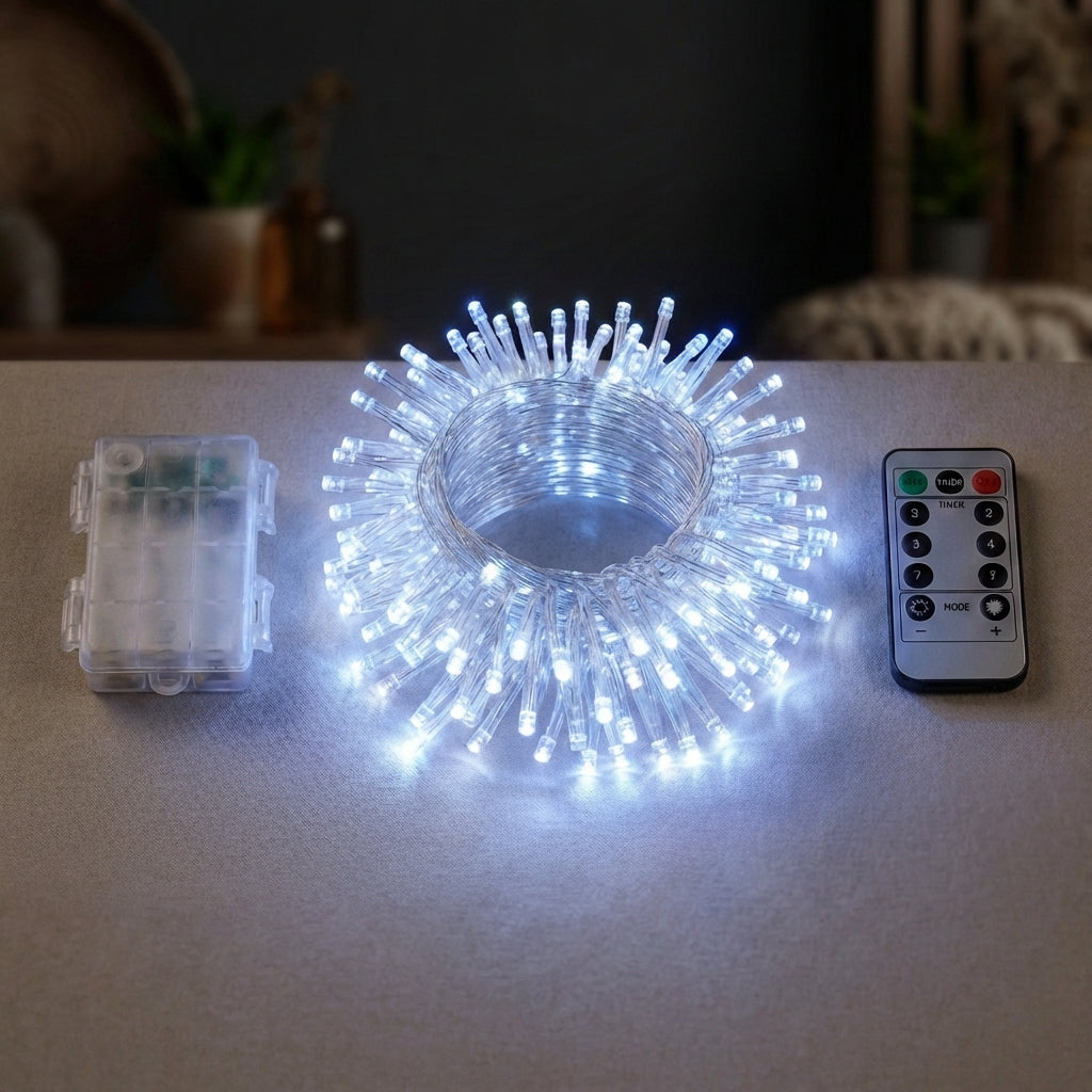 Remote Control Fairy Lights-Garden & Outdoor-GloBrite-Warm White-50 LEDs-DREIBACH