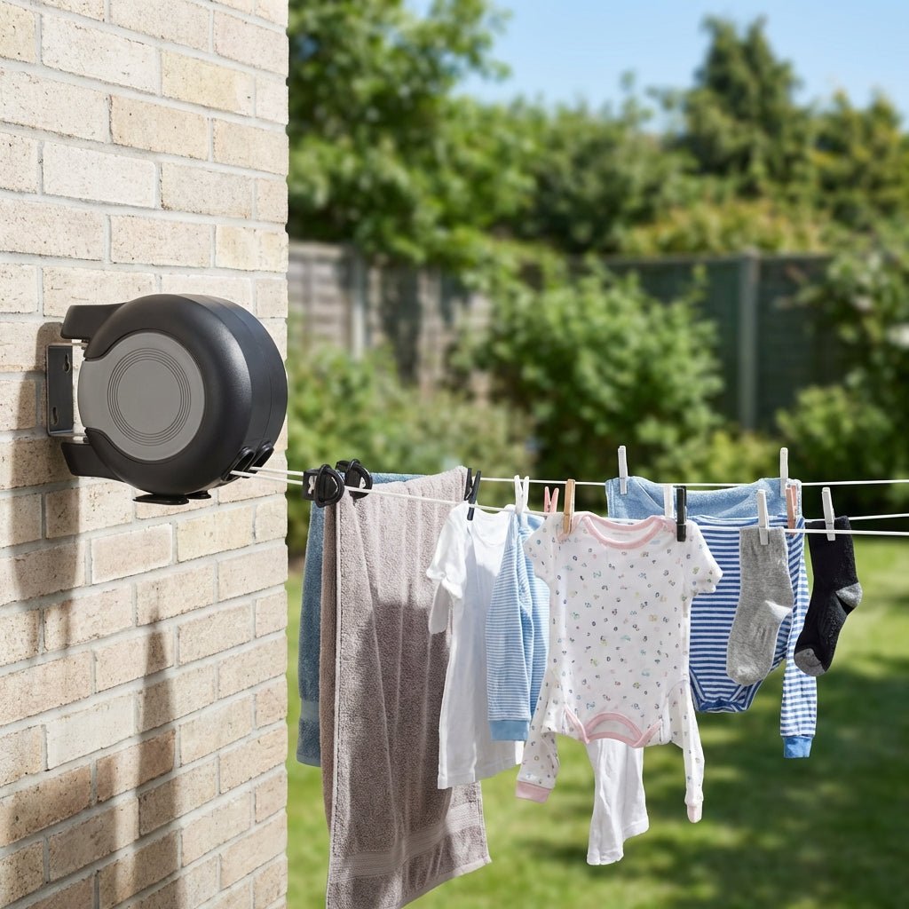 Retractable Washing Line-Home & Living-SA Products-Black-DREIBACH