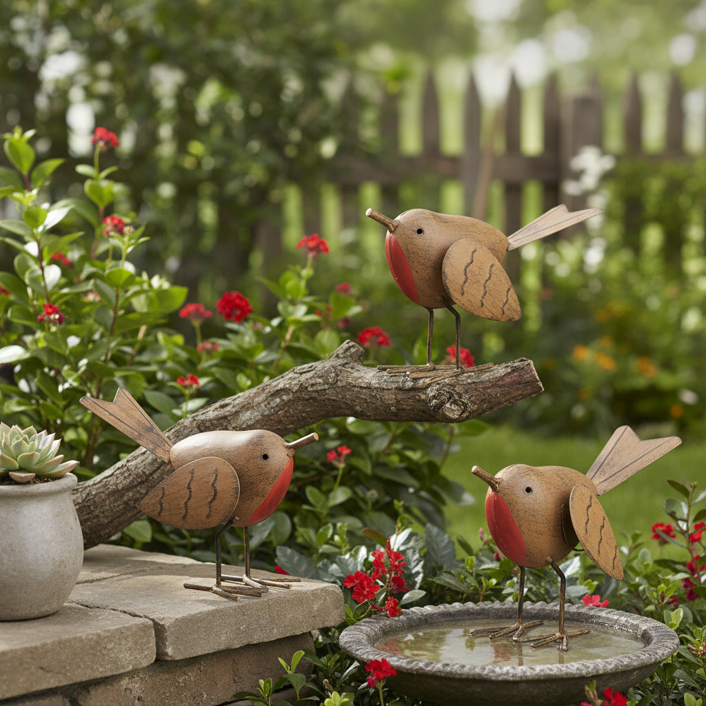 Robin Ornaments (3-Pack)