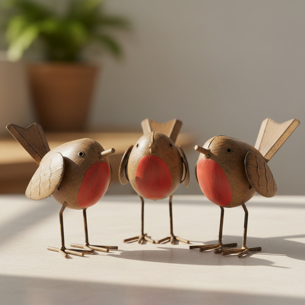 Robin Ornaments (3-Pack)