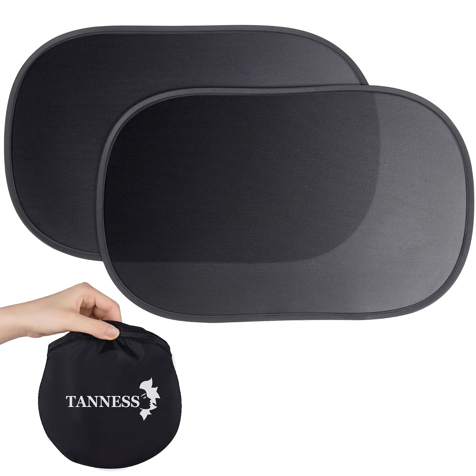 Self-adhesive Car Sun Shades-Travel & Luggage-TANNESS-Black-DREIBACH
