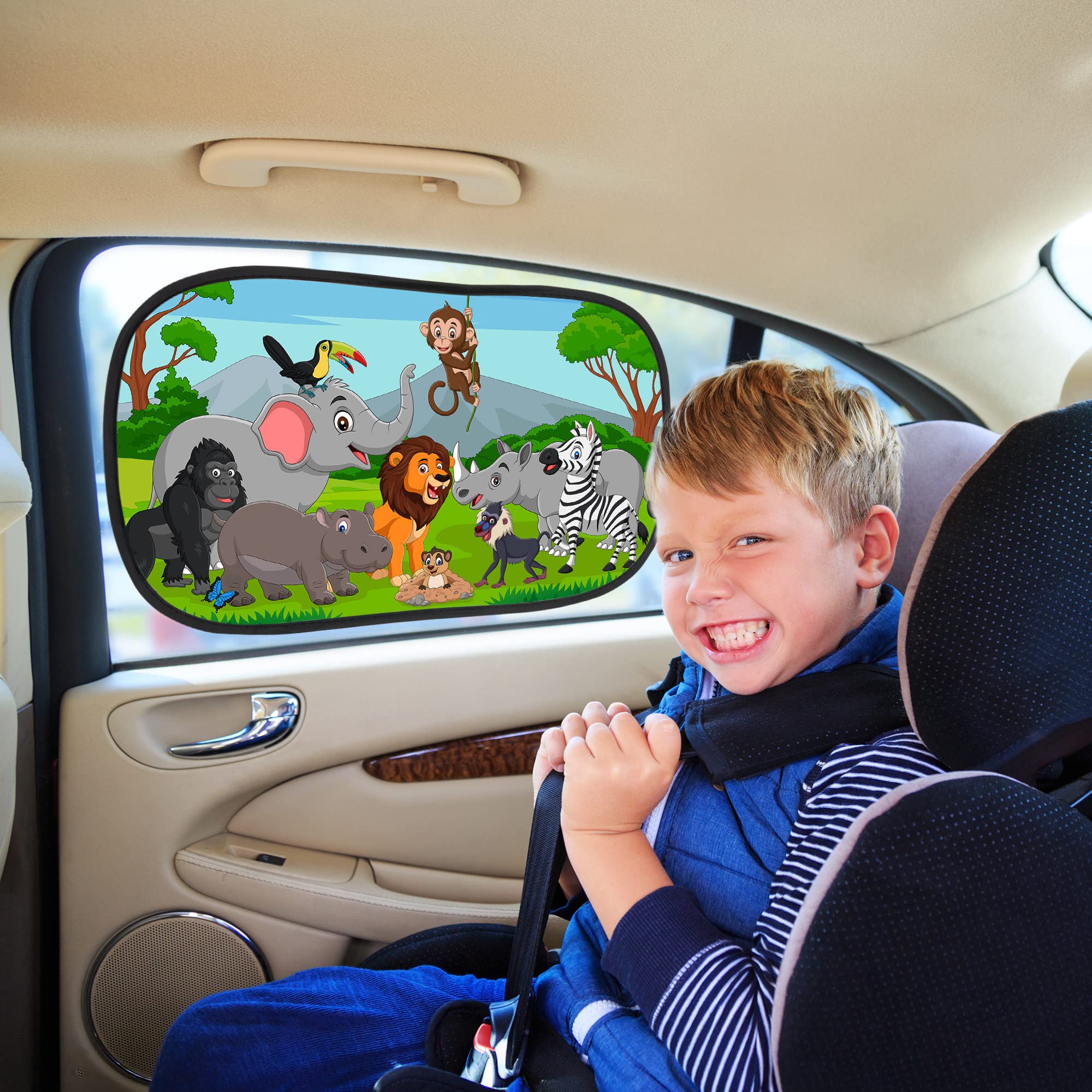 Self-adhesive Car Sun Shades-Travel & Luggage-TANNESS-Black-DREIBACH