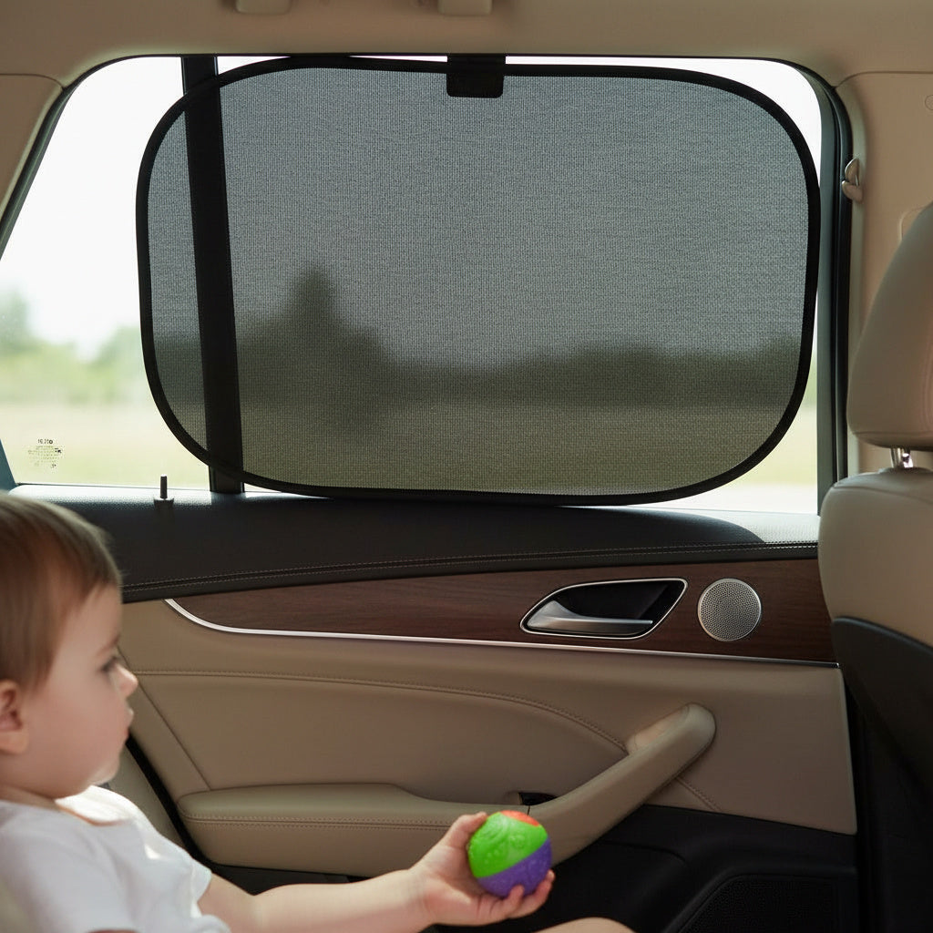 Self-adhesive Car Sun Shades-Travel & Luggage-TANNESS-Black-DREIBACH