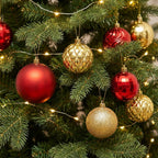 Shatterproof Christmas Bauble Set-Christmas Decor-Pelle & Sol-Gold-DREIBACH