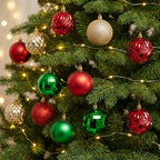 Shatterproof Christmas Bauble Set-Christmas Decor-Pelle & Sol-Gold-DREIBACH